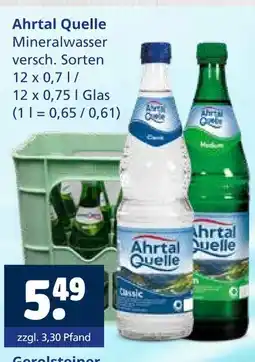 Getränkewelt Ahrtal quelle mineralwasser Angebot