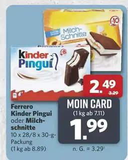 Combi Ferrero kinder pingui Angebot