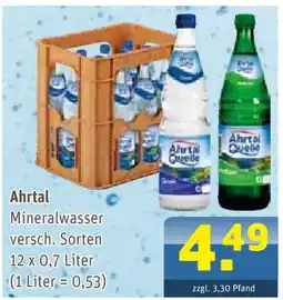 Getränke Arena Ahrtal mineralwasser Angebot