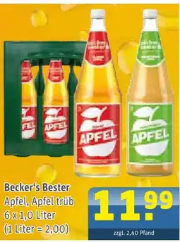 Getränke Arena Becker's bester apfel, apfel trüb Angebot