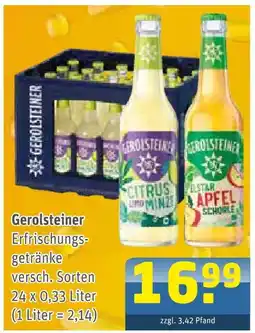 Getränke Arena Gerolsteiner erfrischungsgetränke Angebot