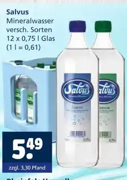 Getränkewelt Salvus mineralwasser Angebot