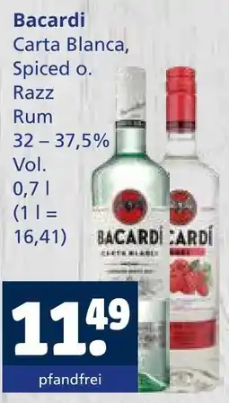 Getränkewelt Bacardi carta blanca Angebot