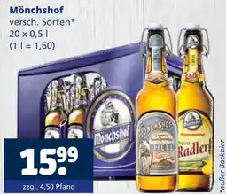 Getränkewelt Mönchshof Angebot