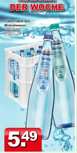 Getränkeparadies Gefromm Christinen bio mineralwasser Angebot