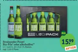 tegut Stralsunder bio-pils oder alkoholfrei Angebot