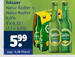 Getränkewelt Gösser natur radler Angebot