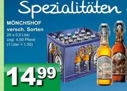 Getränkeparadies Gefromm Mönchshof Angebot