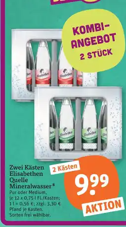 tegut Elisabethen quelle mineralwasser Angebot