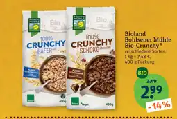 tegut Bioland bohlensener mühle bio-crunchy Angebot