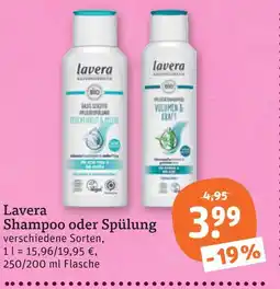 tegut Lavera shampoo Angebot