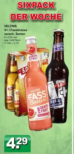 Getränkeparadies Gefromm Veltins v+ / fassbrause Angebot