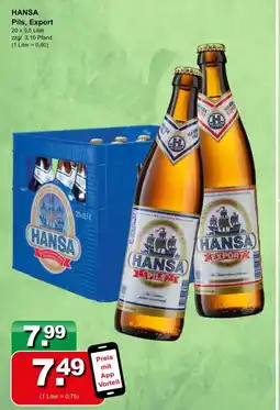 Getränkeparadies Gefromm Hansa pils Angebot