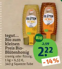 tegut Tegut... bio-blütenhonig Angebot