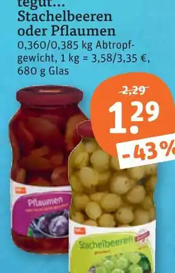 tegut Tegut... stachelbeeren Angebot