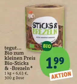 tegut Tegut... bio-sticks & -brezeln Angebot