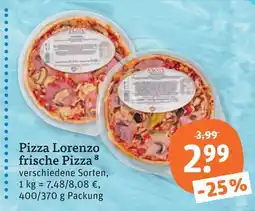 tegut Pizza lorenzo Angebot