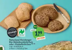 tegut Naturland herzberger bio-mehrkornbrötchen oder -dinkelbrötchen Angebot