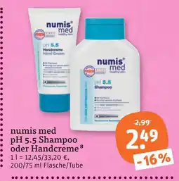 tegut Numis med shampoo Angebot