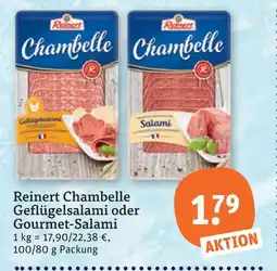 tegut Reinert chambelle geflügelsalami Angebot