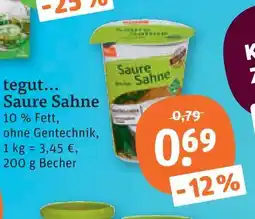 tegut Tegut... saure sahne Angebot