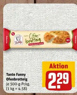 nahkauf Tante fanny ofenbrotteig Angebot