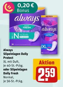 nahkauf Always slipeinlagen daily protect Angebot