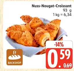 Marktkauf Backshop nuss-nougat-croissant Angebot