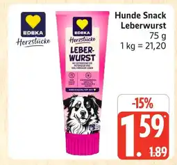 Marktkauf Edeka herzstücke hunde snack leberwurst Angebot