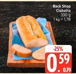 Marktkauf Back shop ciabatta Angebot