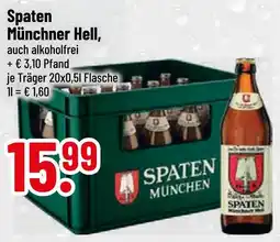 trinkgut Spaten münchner hell Angebot