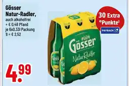 trinkgut Gösser natur-radler Angebot