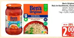Marktkauf Ben's original reis im kochbeutel Angebot