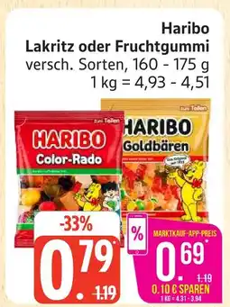 Marktkauf Haribo lakritz Angebot