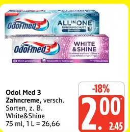 Marktkauf Odol med 3 zahncreme Angebot
