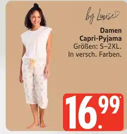 Marktkauf Capri-pyjama Angebot