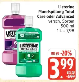 Marktkauf Listerine mundspülung total care Angebot