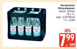 Marktkauf Gerolsteiner mineralwasser Angebot