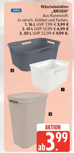 Marktkauf Rotho wäschebehälter Angebot