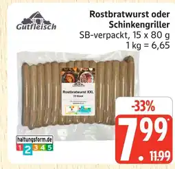 Marktkauf Gutfleisch rostbratwurst Angebot