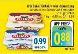 diska Arla buko frischkäse oder -zubereitung Angebot