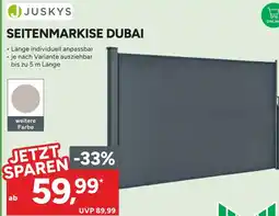 Marktkauf Juskys seitenmarkise dubai Angebot