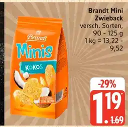 Marktkauf Brandt mini zwieback Angebot