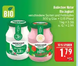Marktkauf Andechser natur bio joghurt Angebot