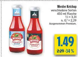 diska Werder ketchup Angebot