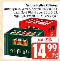 Marktkauf Veltins helles pülleken Angebot
