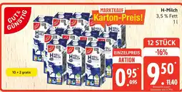 Marktkauf Gut & günstig h-milch Angebot