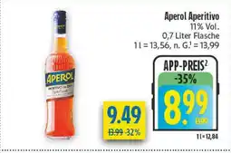 diska Aperol aperitivo Angebot