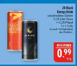 Marktkauf 28 black energy drink Angebot