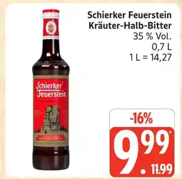 Marktkauf Schierker feuerstein kräuter-halb-bitter Angebot